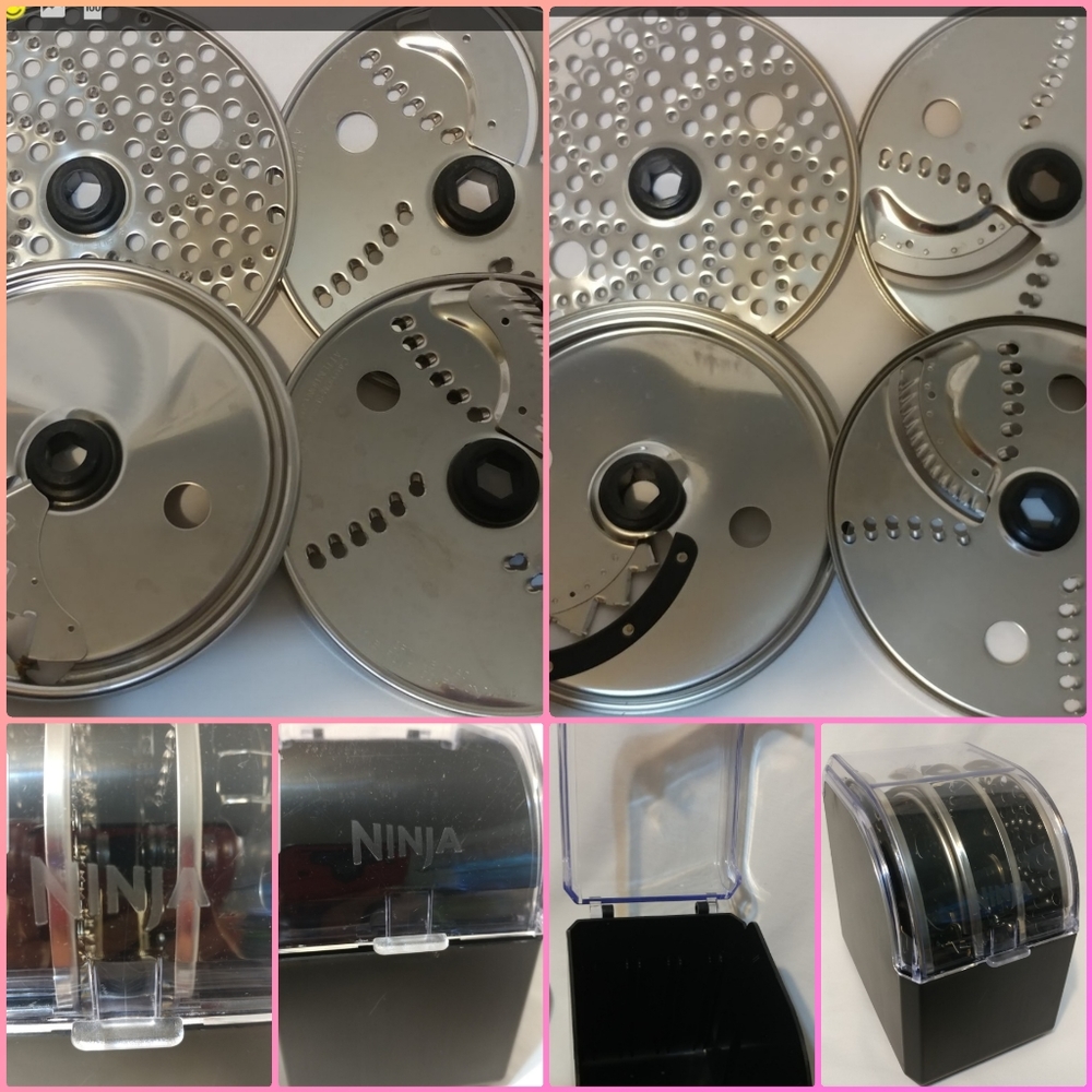 Ninja Black and Silver Kitchen Tool Discs